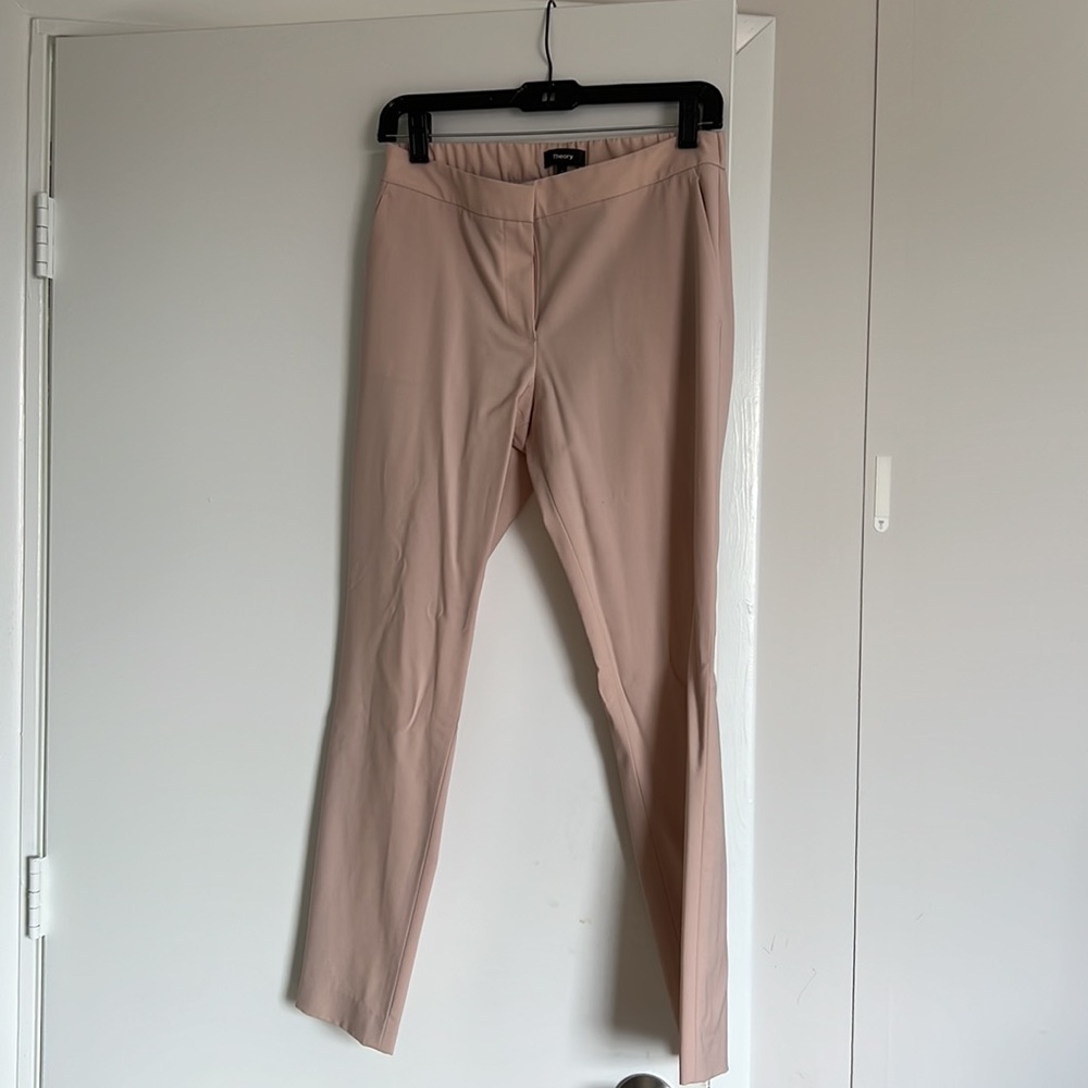 Theory size 2 nude / pink pants